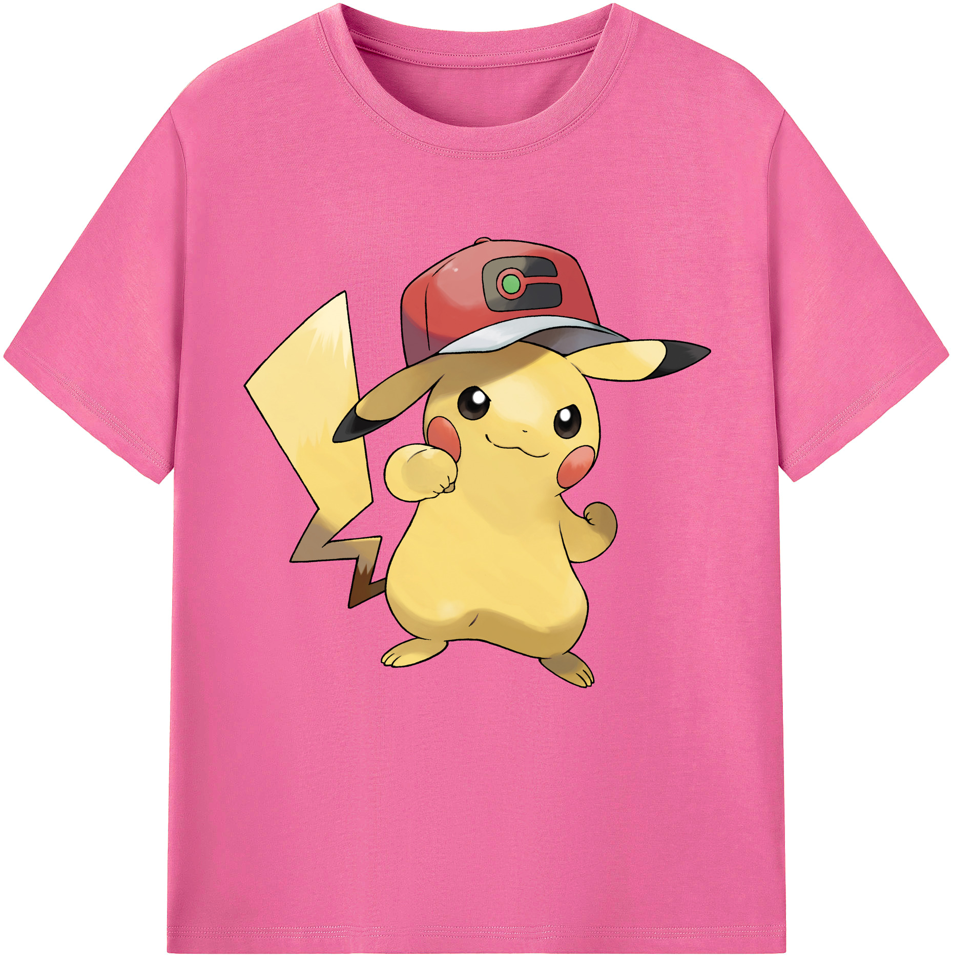 （画像用） ポケットモンスター Pokémon レディースカジュアルプリントTシャツ（綿100％）